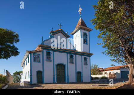 Kirche Nossa Senhora Rosario Dos Pretos, Diamantina (UNESCO-Weltkulturerbe), Minas Gerais, Brasilien Stockfoto