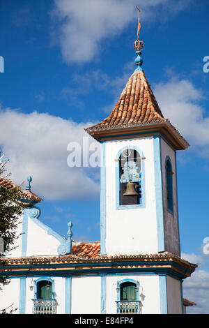 Kirche Nossa Senhora Rosario Dos Pretos, Diamantina (UNESCO-Weltkulturerbe), Minas Gerais, Brasilien Stockfoto