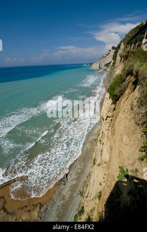 Kap Drastis im Nordwesten auf der Insel Korfu in Griechenland Stockfoto