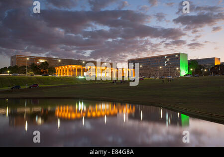 Itamaraty Palace, Brasilia, Distrito Federal, Brasilien Stockfoto