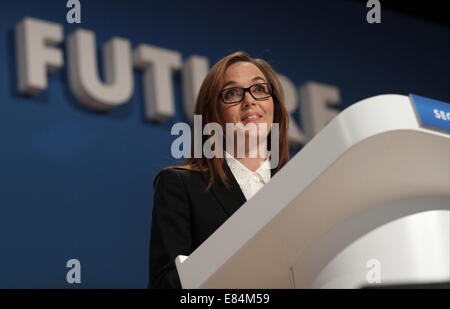 VICTORIA PENDLETON Olympiasieger 30. September 2014 ICC BIRMINGHAM ENGLAND Stockfoto