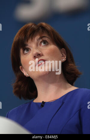 NICKY MORGAN MP SECRETARY OF STATE FOR EDUCATI 30. September 2014 ICC BIRMINGHAM ENGLAND Stockfoto