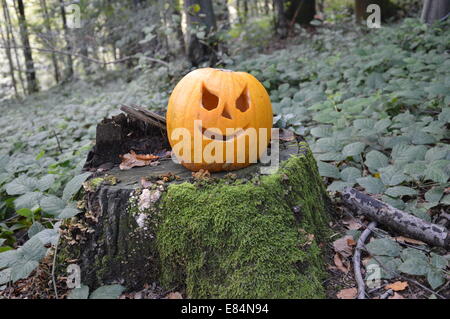 Halloween Kürbis, ist Halloween ist eine jährliche Feier beobachtet Ina Nummer des Landes in eine 31. Oktober Vorabend Stockfoto