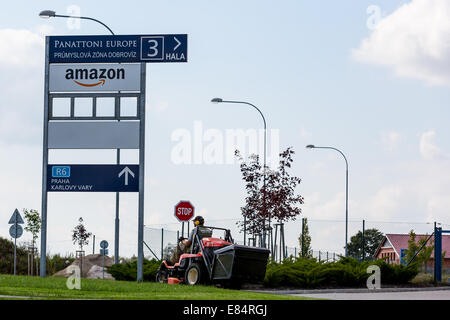 Amazon-Lager in Dobroviz, Tschechische republic,Amazon.com,Bohemia,CR,Dobrovíz,business Stockfoto