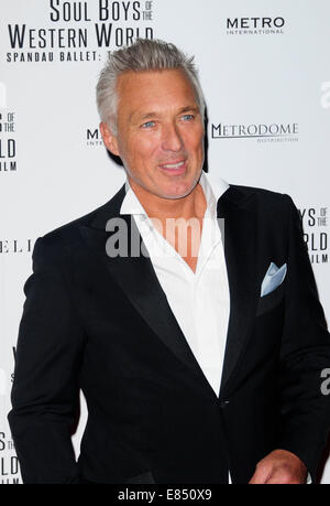 London, UK. 30. September 2014. Martin Kemp besuchen Sie die Europäische Premiere of Soul Boys der westlichen Welt in der Royal Albert Hall London, UK am 30. September 2014. Bildnachweis: Peter Phillips/Alamy Live-Nachrichten Stockfoto