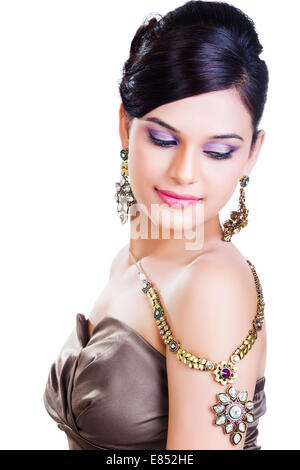 Glamour Damen entwerfen Indianerschmuck Stockfoto