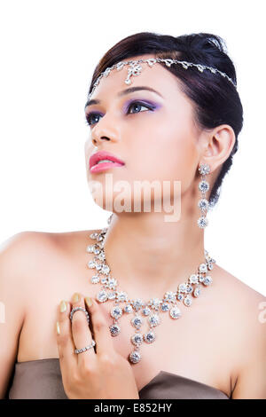 Glamour Damen entwerfen Indianerschmuck Stockfoto