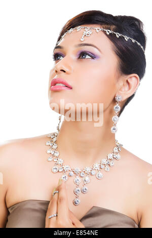 Glamour Damen entwerfen Indianerschmuck Stockfoto