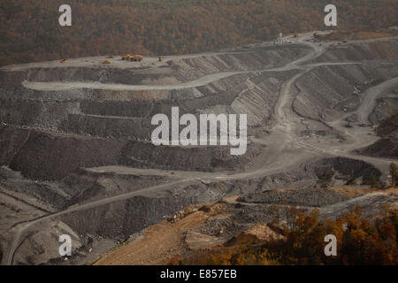 Mountaintop Removal appalachia Stockfoto