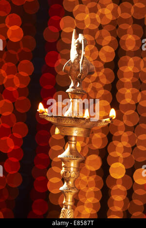 indische Diwali Festival Anbetung Lampe niemand Stockfoto