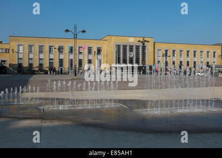 Der Hauptbahnhof in Brügge, Belgien Stockfoto