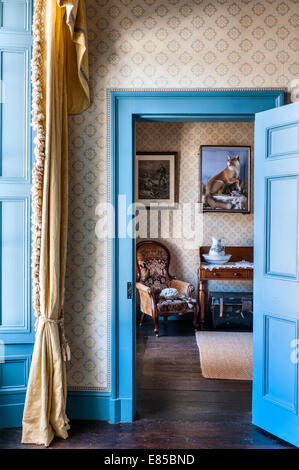 The Judge's Lodging, Presteigne, Powys, Großbritannien. Ein preisgekröntes Museum des viktorianischen Lebens. Die privaten Zimmer des Richters sind oben Stockfoto