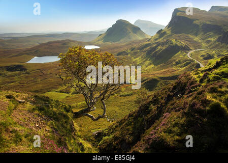 Quiraing im September, Isle Of Skye, Schottland Stockfoto