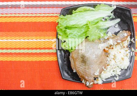 Gebratene Ente Abendessen Stockfoto