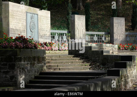 Das Royal Scots Krieg-Denkmal, Princes Street Gardens, Edinburgh, Schottland Stockfoto