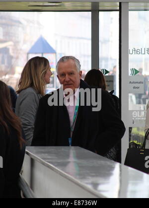 Der Waliser Arbeitskonferenz statt am Veranstaltungsort Cymru Featuring: Peter Hain Where: Llandudno, Großbritannien: 29. März 2014 Stockfoto