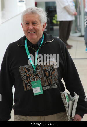 Der Waliser Arbeitskonferenz statt am Veranstaltungsort Cymru Featuring: Rhodri Morgan Where: Llandudno, Großbritannien: 29. März 2014 Stockfoto