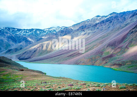 Chandra Taal Spiti Seetal, Himachal Pradesh, Indien Stockfoto