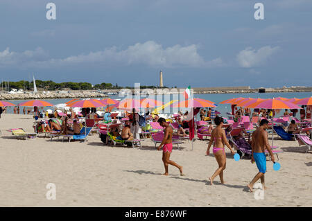 Blick auf den Strand von San Vito Lo Capo Stockfoto