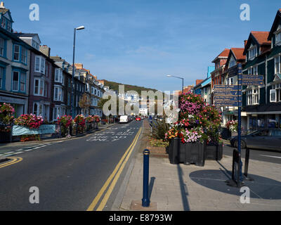 North Parade in Aberystwyth Ceredigion Wales UK Stockfoto