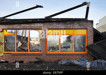 Berlin, Deutschland, verbrannt-Net-Discounter in der Kopenickerstrasse Stockfoto
