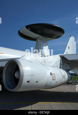 Schönefeld, Deutschland, eine E-3A Sentry der NATO auf der ILA 2014 Stockfoto