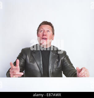 Neil Fox eine englische radio Moderator oder DJ auch bekannt als "Dr. Fox" und "Foxy". Stockfoto