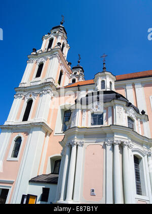 Die schöne St. Katharinen Kirche/Šv. Kotrynos Bažnyčia, Altstadt/Senamiestyje, Vilnius, Litauen Stockfoto