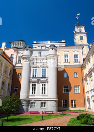 Das astronomische Observatorium der Universität Vilnius, in Senamiestyje/Altstadt, Vilnius, Litauen Stockfoto