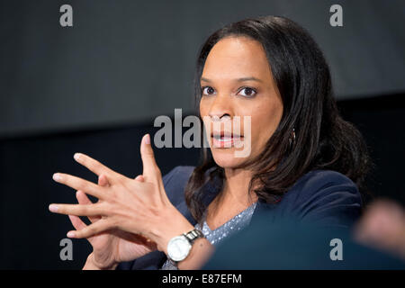 Journalist Nia-Malika Henderson, nationale politische Reporter für die Washington Post spricht auf TribFest in Austin, Texas Stockfoto