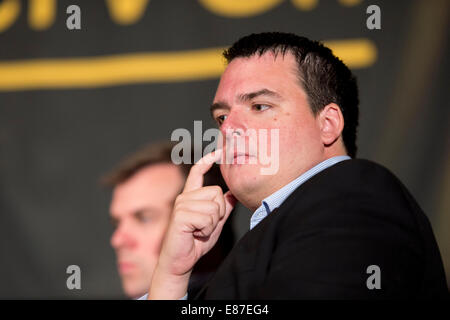 David Weigel, politischer Reporter für Schiefer, spricht über die mögliche 2016 Präsidentschaftskandidaten während Texas Tribune Fest Stockfoto