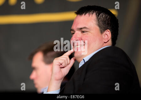 David Weigel, politischer Reporter für Schiefer, spricht über die mögliche 2016 Präsidentschaftskandidaten während Texas Tribune Fest Stockfoto