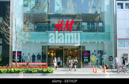 H & M Store in Toronto, Kanada Stockfoto