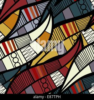 Nahtlose Textur mit floralen Elementen Stock Vektor