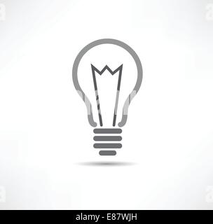 Glühbirnen-Symbol Stock Vektor