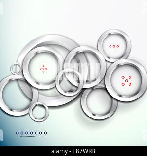 Abstrakte geometrische 3D-Hintergrund Stock Vektor