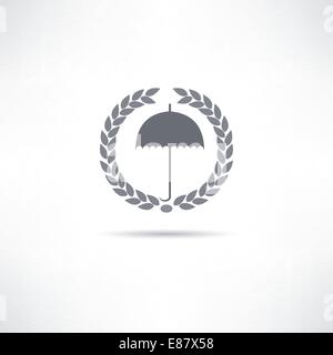 Schirmsymbol Stock Vektor