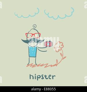 Hipster Stock Vektor