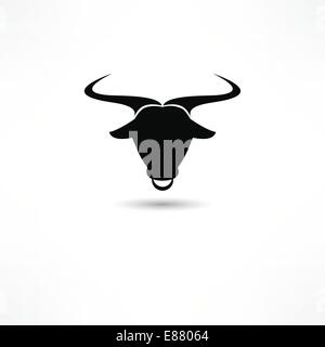 Bull-Symbol Stock Vektor