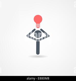Gedanken-Symbol Stock Vektor