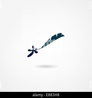 Fleck-Symbol Stock Vektor