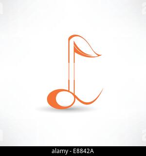 Musik-Ikone Stock Vektor