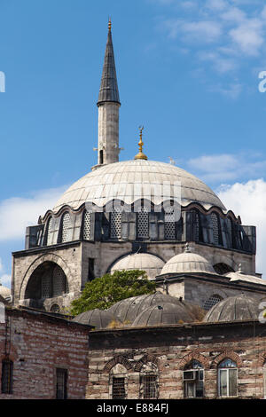 Rustem Pasa Moschee in Istanbul, Türkei. Stockfoto