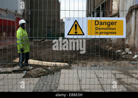 Ellesmere Einkaufszentrum Abriss Stockfoto