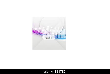 Verschwommene Vektor Welle modernes design Stock Vektor