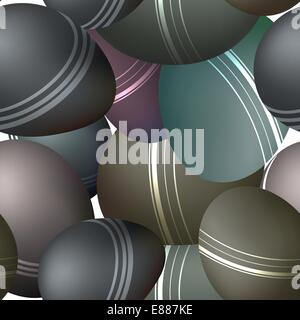 Nahtlose Textur mit Meer-Steinen Stock Vektor