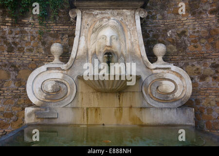 Fontana del Mascherone via Giulia Rom Italien Stockfoto