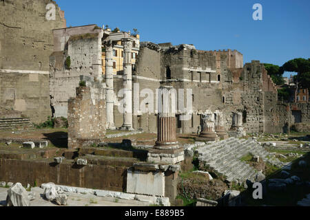 Foro di Augusto Rom Forum des Augustus Italien Stockfoto