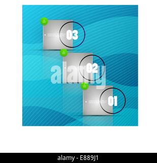 Infografik-moderne Vektor-Design-Vorlage Stock Vektor