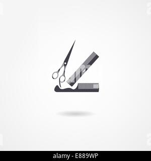 Barbershop-Symbol Stock Vektor